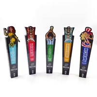 Poignée de robinet de bière KKS en bois noir et rouge, faite à la main, écologique, sans danger pour les aliments, avec logo personnalisé, vente directe usine, Bourgogne