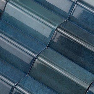 Piastrella Corner Morocco Denim 6 mm 4,5 x 10 cm Lucida con Bordi Irregolari - Product Image 4