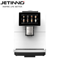 Machine à expresso automatique Jetinno JL10 Home Fresh Ground avec mousseur à lait, machine à café