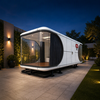 Maison préfabriquée RMY en conteneur, style technologique moderne, 20 pieds, 40 pieds, structure en acier, écologique, pour bureau de chantier, école, villa, hôtel