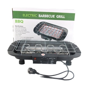 <span class=keywords><strong>Barbecue</strong></span> électrique standard européen, portable pour la maison et l'extérieur, plaque de cuisson électrique sans fumée - Product Image 4