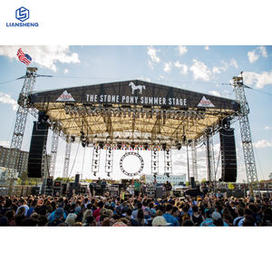 Luz de concierto Escenario Plataforma de aluminio Escenario Aluminio Móvil Música DJ Iluminación Truss Pantallas - Product Image 5