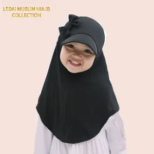 Cute Instant One Piece Hijab Instant Ready Hijab Scarf OEM ODM for Muslim Kids Girls hijab