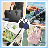 Étui de protection étanche en caoutchouc amélioré pour porte-clés Airtag, portable