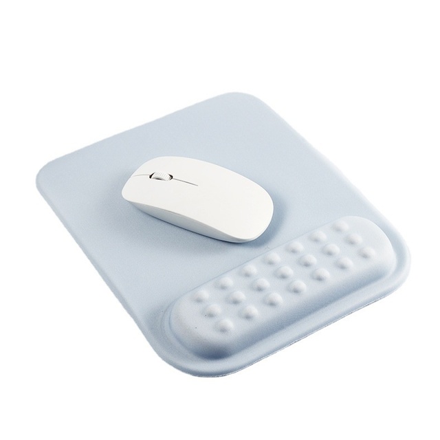 Factory OEM Anime Style Comfortable Square Soft Foam Ergonomic Mouse Pad Massage Dots Wrist Rest Support Non-Slip Base Office