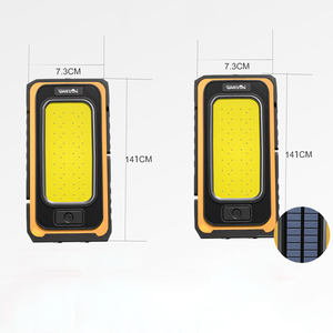 Foco LED Solar IP65, Lámpara de Trabajo COB, Linterna Portátil, Luz de Camping, Linterna de Búsqueda, Tipo USB o Solar, Luz de Emergencia - Product Image 3