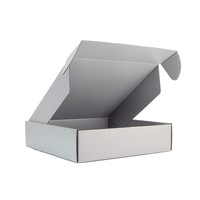 Vente en gros d'emballage en papier ondulé personnalisé à trois couches inspiré d'une boîte d'avion Carton express vêtements disponibles couleurs personnalisées