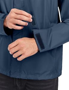 Chaqueta Impermeable Personalizada para <span class=keywords><strong>Hombre</strong></span>, <span class=keywords><strong>Cortavientos</strong></span>, Transpirable, con Capucha, para Senderismo, Camping y Montañismo - Product Image 4