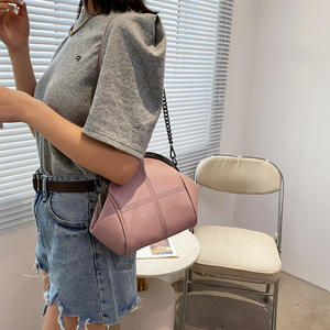 Bolso Bandolera Retro de Cadena para Mujer, con Cierre de Cremallera, Estilo Mini, Diseño de Piedras, Impermeable, de PU - Product Image 3