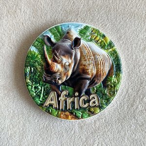 Xuyên biên giới thương mại điện tử Châu Phi cứu trợ động vật ba chiều nhựa 10x8 nhà tủ lạnh nam châm quà tặng quà lưu niệm du lịch - Product Image 2