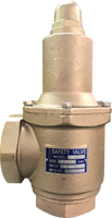 Katup Pengaman Hidrolik Perunggu SS LVP Kelas HISEC POOL CE ISO9001 Terdaftar DN80 Berulir Cor Cast Relief SRV-LF Model 1 Garansi 1 Tahun