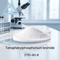 Bromuro de tetrafenilfosfonio LANYU, polvo orgánico C24H20BrP, pureza mínima del 99%, CAS n.° 2751-90-8, intermediarios de transferencia de fase