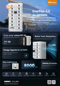 Dawnice Rack 100KWH 200KWH 192KWH 225kWh Batterie de stockage d'énergie LiFePO4 haute tension 8MPPT pour applications commerciales et industrielles - Product Image 3