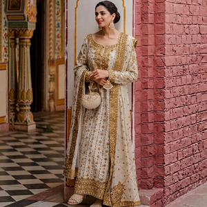 High Quality Women Latest Embroidered 3 Piece <b>Dress</b> <b>Party</b> Readymade Indian And Pakistan <b>Dress</b> - Product Image 1