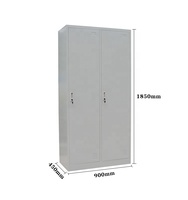 Nindejin — armoire à vêtements détachables en acier à 2 compartiments, pour chambre à coucher, dédie aux vêtements, bon marché
