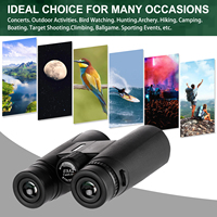 8x42 HD potente telescopio binocular compacto plegable binoculares adultos ventas para acampar al aire libre senderismo Observación de Aves caza