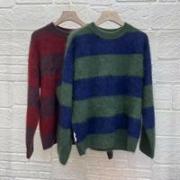 OEM prix usine 100% cachemire tricots 2025 nouvelle mode pull décontracté col rond tricoté rayé cachemire polaire pull pull
