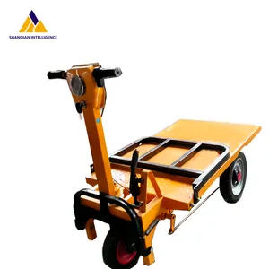 Mini Electric Trolley Dump Truck For Agricultural Storage And Pallet Hand Carts Trolleys With Standing Drive