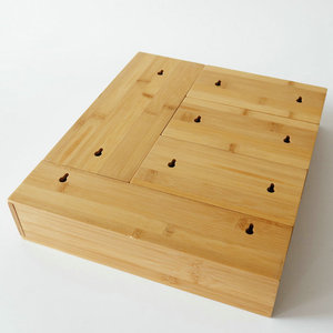Bamboo <b>kitchen</b> <b>storage</b> <b>boxes</b>, food plastic bag organizers, distribution <b>boxes</b>, cross-shaped <b>storage</b> <b>boxes</b>, drawers - Product Image 2