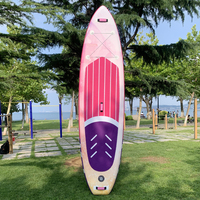 Planche à pagaie gonflable Drop Stitch Rapunzel pour le surf sur les vagues - Unisexe 10-18KG
