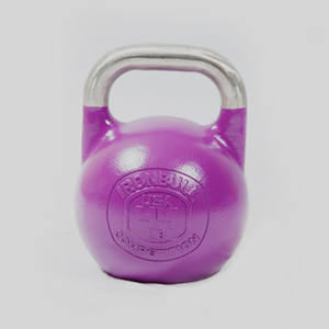 การแข่งขัน Kettlebell เหล็กยิมการฝึกอบรมการแข่งขันที่มีสีสันภาพวาดยกน้ำหนักที่กำหนดเองกาต้มน้ำระฆัง - Product Image 5