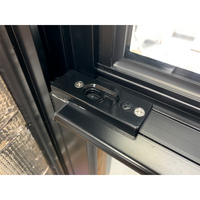 Ventanas Corredizas Verticales de Aluminio de Fabricante con Diseño de Rejillas Delgadas para Casas, Fáciles de Limpiar