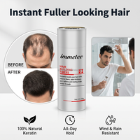 immetee 28g Fibres capillaires naturelles à la kératine pour cheveux clairsemés, poudre volumisante instantanée, correcteur, fibres capillaires en marque privée, OEM