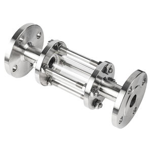 304 Edelstahl-Flansch Niederdruck-Schauglas Rohr-Beobachtungsausgang Hygienische Lebensmittelqualität Anwendung - Product Image 1
