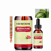 Gouttes de berbérine liposomale OEM - Mélange cannelle de Ceylan et chardon-Marie, complément alimentaire liquide oral sous marque privée 60ml