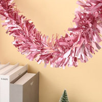 Nouvelle conception, vente en gros, décoration de Noël colorée, guirlande de paillettes de Noël, ruban de décoration de fête