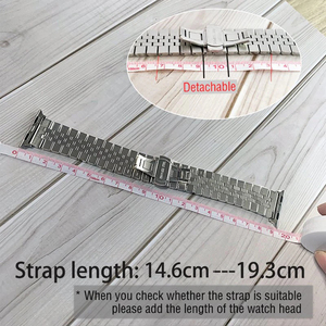 Lionorm <span class=keywords><strong>Bracelet</strong></span> de montre intelligente en acier inoxydable de luxe pour <span class=keywords><strong>Apple</strong></span> <span class=keywords><strong>Watch</strong></span> Series 10 <span class=keywords><strong>Bracelet</strong></span> de montre bicolore 22mm pour Samsung - Product Image 6