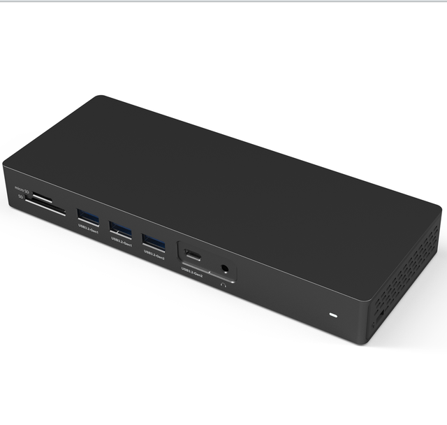 Jmax 2023 New Arrivals Displaylink Docking Station with 4 Port Displayport MST Hub 4K 60HZ 14 in 1 USB C Hub for Macbook Pro