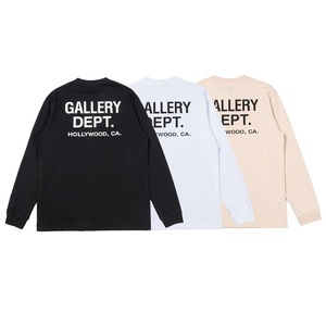 Collection de T-shirts unisexes décontractés et tendance en pur coton 330 grammes, avec imprimé lettres classiques, style streetwear, respirants et élégants - Product Image 1