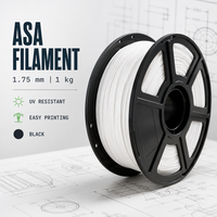 Filament ASA de haute qualité 1,75 mm 1 kg résistant aux UV, matériau d'impression 3D pour pièces structurelles extérieures