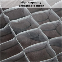 Boîte de rangement pliable multifonctionnelle en tissu non tissé à 24 compartiments pour armoire et salon – Chaussettes et soutiens-gorge – Vente directe fabricant
