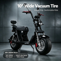Batterie LiFePO4 60V 20.8Ah OEM d'usine pour moto électrique, scooter Citycoco avec moteur à moyeu 2000W et frein à disque hydraulique