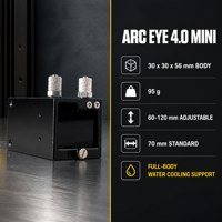 Cámara de Monitoreo de Soldadura Arc Eye 4.0, Mini Cámara Industrial Compacta de 30 fps con Refrigeración por Agua y Distancia de Trabajo Ajustable