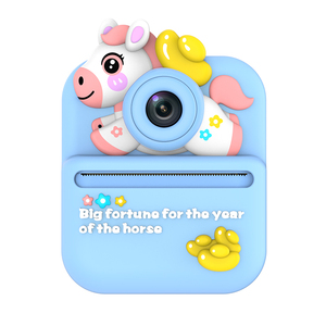 Appareils photo instantanés pour enfants avec enregistrement vidéo 1080P, impression de photos et apprentissage ludique, cadeaux de Noël pour filles de 3 à 12 ans - Product Image 1