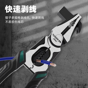 Alicates Extractores de Clavos Industriales Tuosen de 105 mm, Acero con Alto Contenido de Carbono, Recubrimiento Electrostático, Diámetro de Corte de 2 mm, Modelo 28902 - Product Image 2