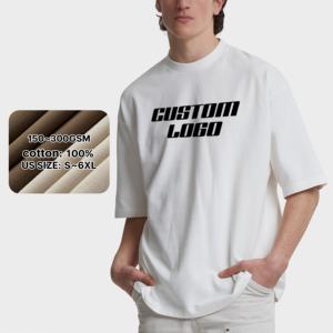 เสื้อยืดพิมพ์ลายโลโก้ DTG สำหรับผู้ชายเสื้อยืดขนาดใหญ่ทรงบ็อกซี่ใส่ได้ทั้ง100% และผ้าฝ้าย - Product Image 1