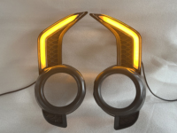 Fábrica de luces de reparación de automóviles Marco de luz antiniebla decorado para 4Runner 2014 2015 2016 2017 2018 2019 2020 2021 2022 2023