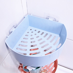 Wall Mounted Bathroom Storage Rack Suction Cup Rectangular Multipurpose Durable For Bathroom Shelves - Product Image 3