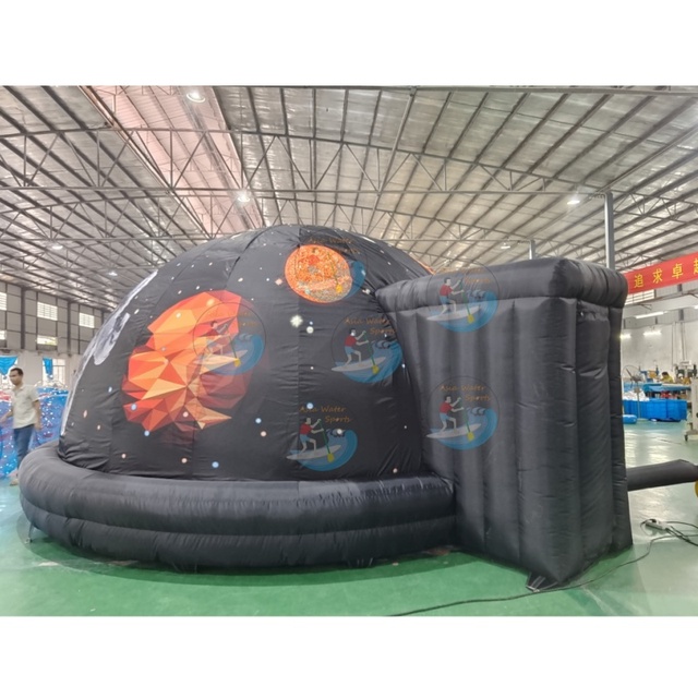 Portable 360° Full Dome Projection Theater Outdoor STEM Education Mobile Astronomy Classroom for School Science Learning