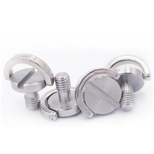 Fabrication de vis vis personnalisées en acier inoxydable <span class=keywords><strong>aluminium</strong></span> M6 D-Type vis de trépied vis de caméra pour caméras et caméras vidéo - Product Image 6