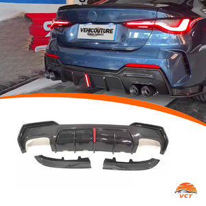 Nuovo Diffusore Posteriore in Fibra di Carbonio Stile T per BMW <span class=keywords><strong>Serie</strong></span> <span class=keywords><strong>4</strong></span> Coupé G22 G23 425i 430i 2021+ con Luce LED - Product Image 1