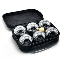 Boules de pétanque en acier inoxydable, marque Strue, couleur argent, origine Chine, logo personnalisé, certifiées EN71, loisirs de plein air, balles de squash
