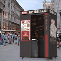 Yixile Personnaliser PhotoBooth Passeport Photo Booth Imprimante Logiciel Logo Shell Distributeur automatique Fournisseur de haute technologie à distance