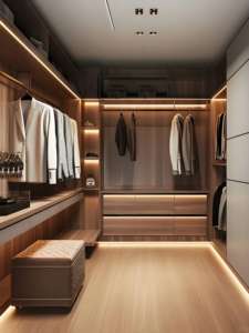 オープンスタイル女性用高級ワードローブモダンホーム家具寝室用アパートホテル用 - Product Image 3