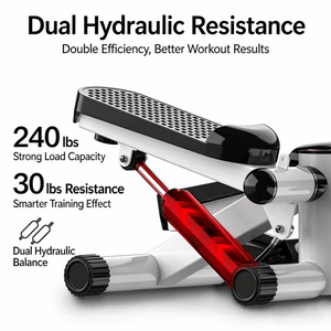 Home Portable Mini Stepper and Waist Fitness Exercise Stair Stepper <b>Machine</b> With Lcd Monitor for Home Exercise Workout - Product Image 6