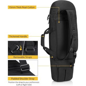 Cvlife - Estuche para rifle de 30 pulgadas con sistema Molle y cremalleras bloqueables para uso como mochila de caza - Product Image 4